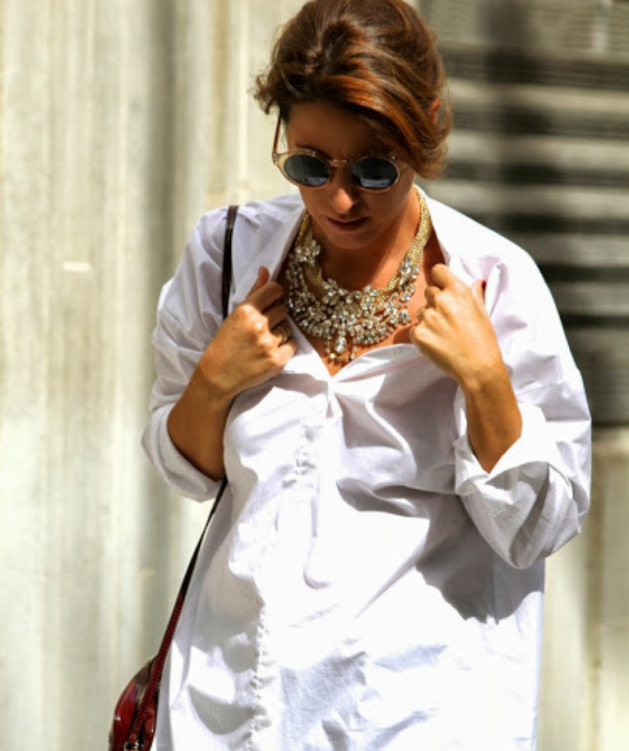 collar, outfit, complementos, camisa, moda, mujer