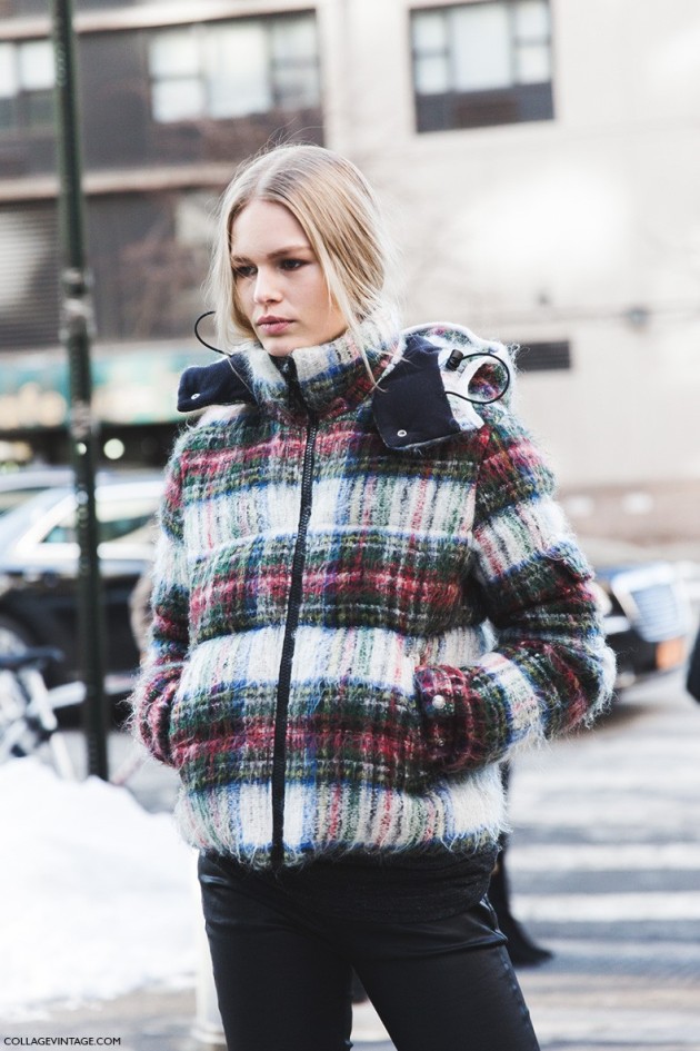 treintamasdiez blog de moda New_York_Fashion_Week-Fall_Winter_2015-Street_Style-NYFW-Anna_Ewers-Checked_Coat-4-790x1185